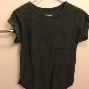 dark green merona shirt